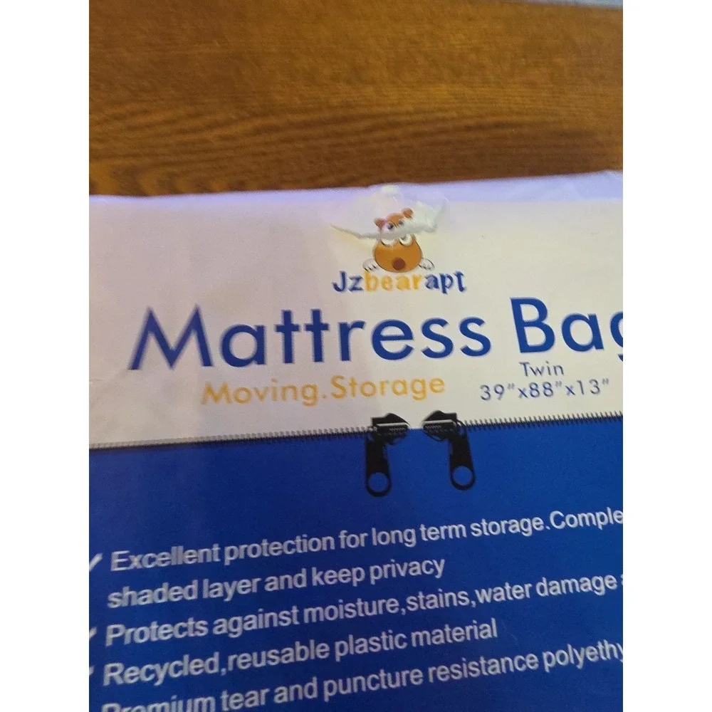 Twin Size Matress Bag With Zipper Water Dust Mites Proof‎